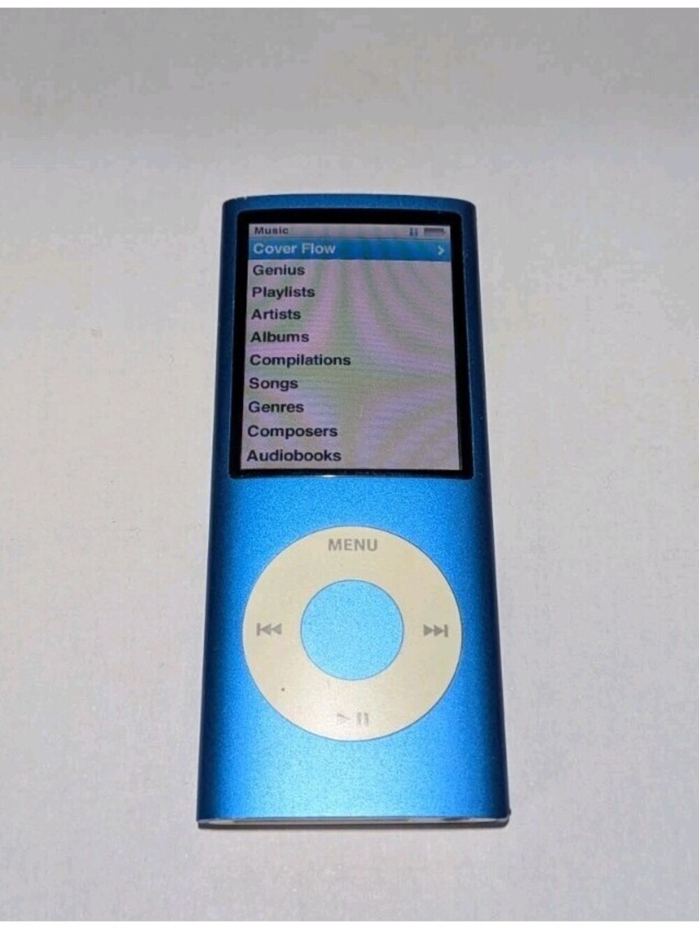 Apple iPod Nano 4th Gen 16GB Blue A1285 MP3 Player Tested Working